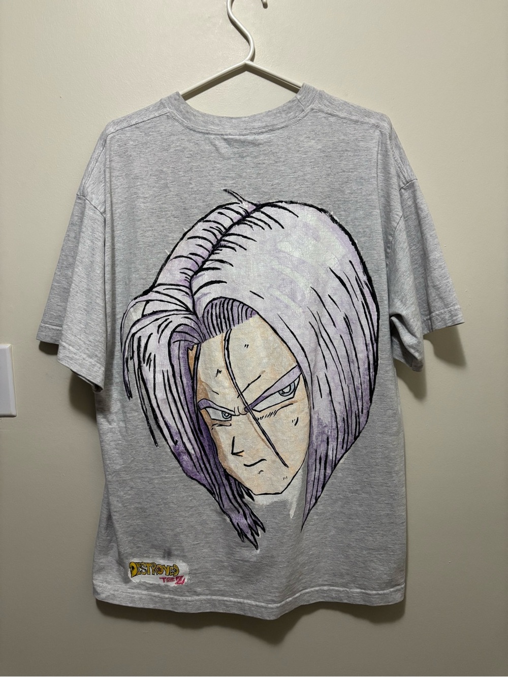 Dragonballz Hand painted Trunks T-Shirt XL
